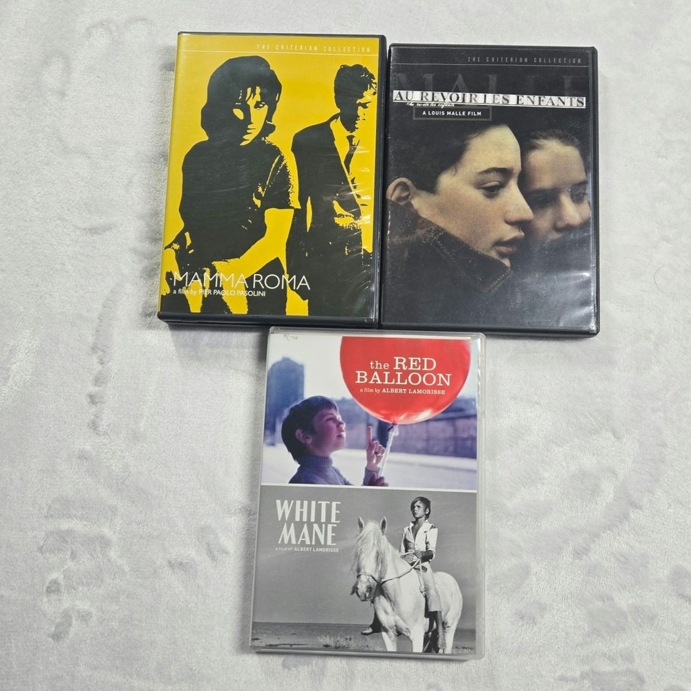 The Criterion Colllection, The Red Balloon, Mamma Roma, Au Revoir Les Enfants